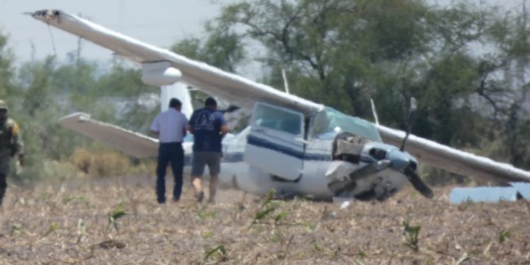 CAÍDA DE AVIONETA EN TAMAULIPAS DEJA TRES LESIONADOS