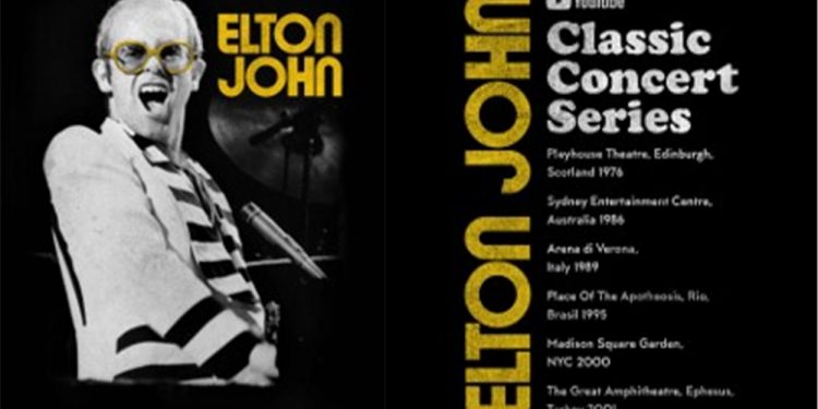 ELTON JOHN LANZARÁ UN SERIAL DE CONCIERTOS ICÓNICOS
