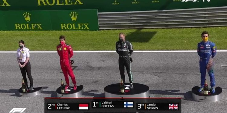 REGRESA LA FÓRMULA UNO, BOTTAS SE LLEVA EL GRAN PREMIO DE AUSTRIA