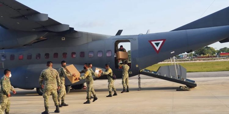 RECIBE CHETUMAL TRES TONELADAS DE MEDICAMENTOS