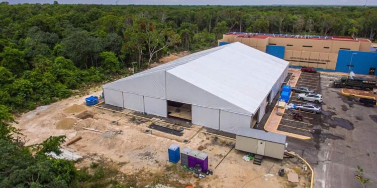 HOSPITAL TEMPORAL DE CHETUMAL ABRE 132 PLAZAS PARA PERSONAL MÉDICO Y DE SALUD