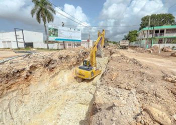 REGISTRA AVANCES OBRA DE LA CAPA CON EL DRENAJE PLUVIAL EN CHETUMAL