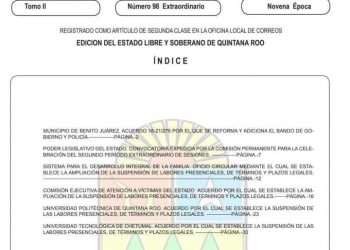 AHORA SÍ VA EN SERIO, EN BREVE MULTAS A QUIEN NO USE CUBREBOCAS EN CANCÚN