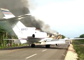 AERONAVE ASEGURADA EN QUINTANA ROO TRANSPORTABA 390 KILOS DE DROGA