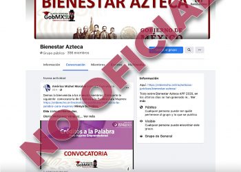 CREAN NUEVA PÁGINA PARA INTENTAR DEFRAUDAR A BECARIOS