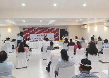 ELIGE MORENA CARGOS DE PARTIDO EN TABASCO