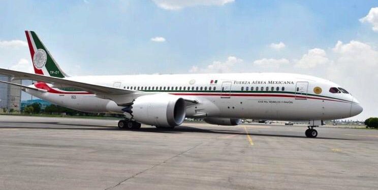 REGRESÓ A MÉXICO EL AVIÓN PRESIDENCIAL