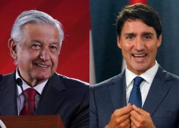 LÓPEZ OBRADOR HABLA CON TRUDEAU, QUIEN NO ASISTIRÁ AL ENCUENTRO CON TRUMP