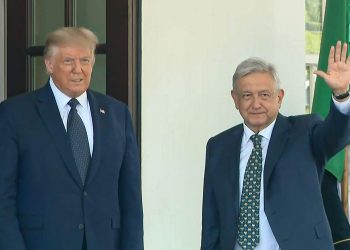 LÓPEZ OBRADOR Y TRUMP DIALOGAN EN LA CASA BLANCA