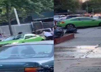MUJER ATROPELLA A PERSONAS QUE AGREDÍAN A SU NOVIO