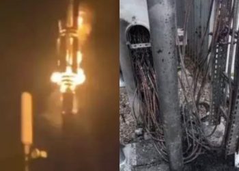 OPOSITORES A REDES 5G QUEMAN ANTENAS DE TELEFONÍA EN CHIPRE