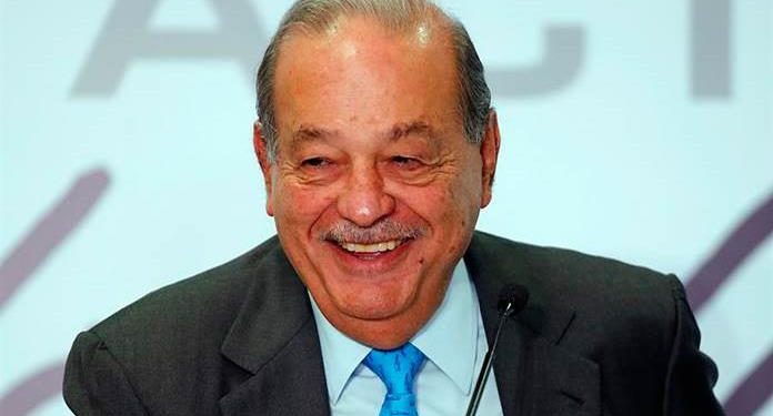 SLIM Y OTROS EMPRESARIOS VIAJAN CON LÓPEZ OBRADOR A EU