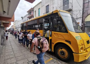 TRANSPORTE PÚBLICO DE MÉRIDA EN CRISIS ECONÓMICA; SE CONTAGIAN ALGUNOS OPERADORES