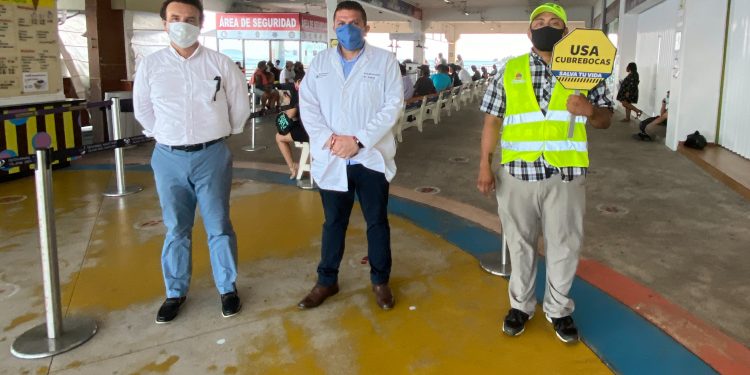 ANUNCIA PEDRO JOAQUÍN RETIRO DEL PERSONAL DE COZUMEL DEL MUELLE NAVEGA DE PLAYA DEL CARMEN