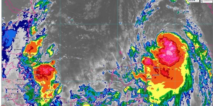 HURACÁN LAURA OCASIONA LLUVIAS Y FUERTE VIENTO EN QUINTANA ROO