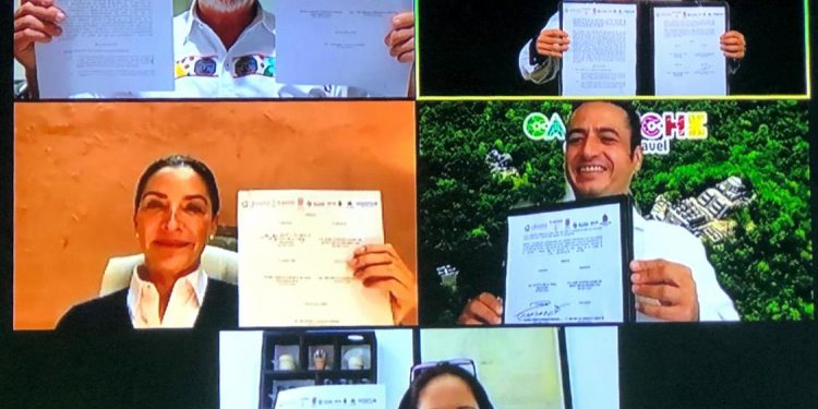 CINCO ESTADOS DEL SURESTE FIRMAN ALIANZA “REGIÓN MUNDO MAYA MÉXICO”