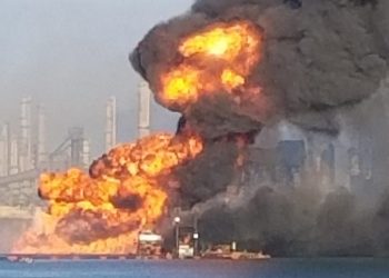 UN BARCO PROVOCA UNA EXPLOSIÓN DONDE DESAPARECEN 6 PERSONAS Y OTRAS 6 TERMINAN HOSPITALIZADAS.