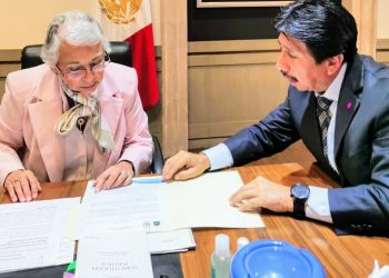 VÍCTOR MAS TAH SE REÚNE CON FUNCIONARIOS DE SEGOB PARA GESTIONAR RECURSOS