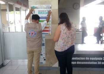 REFUERZAN CAMPAÑA INFORMATIVA EN CASO DE HURACÁN