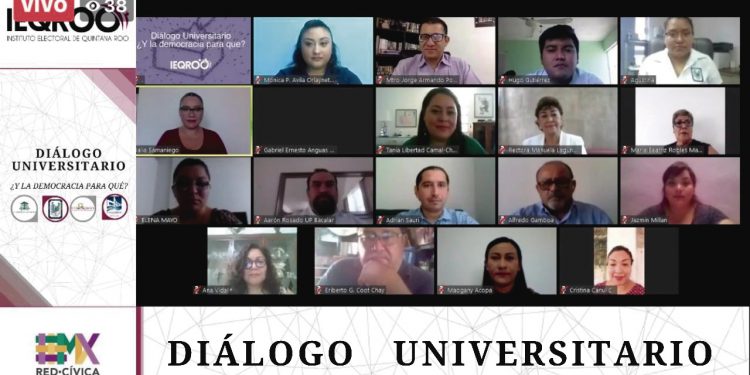 ESTUDIANTES PARTICIPAN EN “DIÁLOGO UNIVERSITARIO” CON EL TEMA: ¿Y LA DEMOCRACIA PARA QUÉ?