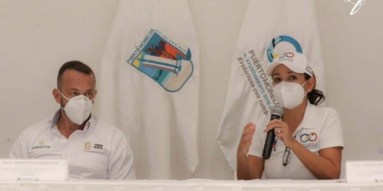 PRESENTA FONATUR EN PUERTO MORELOS OBRAS COMPLEMENTARIAS DEL TREN MAYA