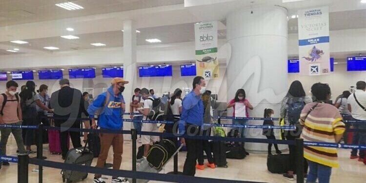 PRIMER DÍA DESDE ABRIL QUE EL AEROPUERTO DE CANCÚN REBASA LAS 200 OPERACIONES EN UN DÍA