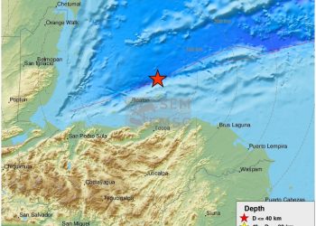 REGISTRAN SISMO FRENTE A COSTAS DE HONDURAS, LEVEMENTE SE SIENTE EN ALGUNAS PARTES DE QUINTANA ROO