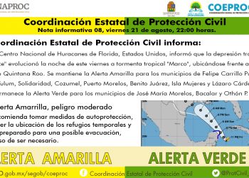 SE FORMA LA TORMENTA TROPICAL MARCO