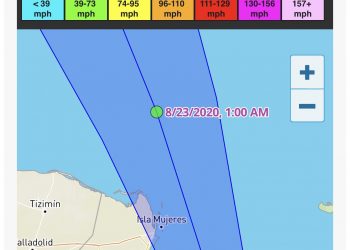 MARCO DESVÍA SU TRAYECTORIA Y NO IMPACTARÁ A QUINTANA ROO