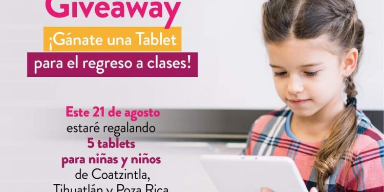 APOYA DIPUTADA FEDERAL DEL PRD A NIÑOS, EN EL REGRESO A CLASES, CON SORTEO DE TABLETS