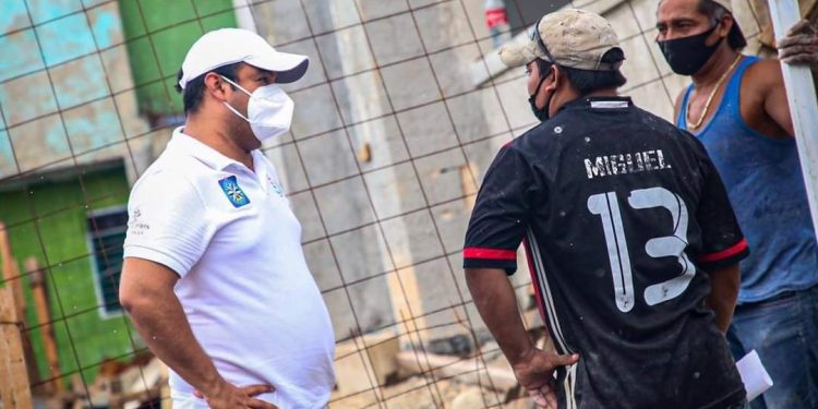 PROTEGE AYUNTAMIENTO A TRABAJADORES DE LA CONSTRUCCIÓN SUSPENDIENDO ACTIVIDADES POR DEPRESIÓN TROPICAL