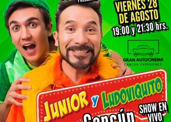 LUIS MANUEL ÁVILA TRAE A “JÚNIOR PELUCHE” Y TODO SU SHOW A CANCÚN