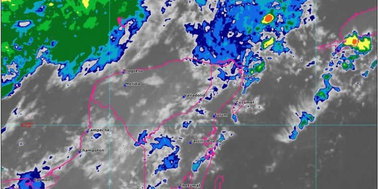 LA DEPRESIÓN TROPICAL «CATORCE» SI LLEGARA A QUINTANA ROO