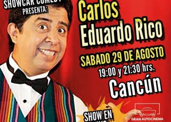 CARLOS EDUARDO RICO PROMETE HACER REÍR A TODOS EN CANCÚN