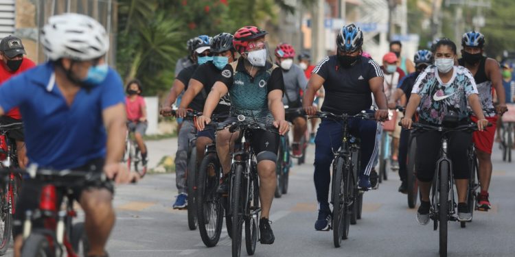 ASOCIACIONES CIVILES AVALAN RODADAS EN BICICLETA DEL AYUNTAMIENTO DE SOLIDARIDAD