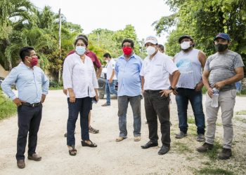 SUPERVISA EL PRESIDENTE OBRAS DE URBANIZACIÓN.