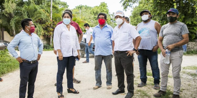SUPERVISA EL PRESIDENTE OBRAS DE URBANIZACIÓN.