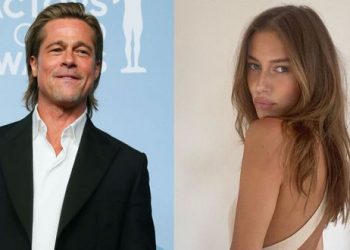 CAPTAN A BRAD PITT CON LA MODELO NICOLE POTURALSKI