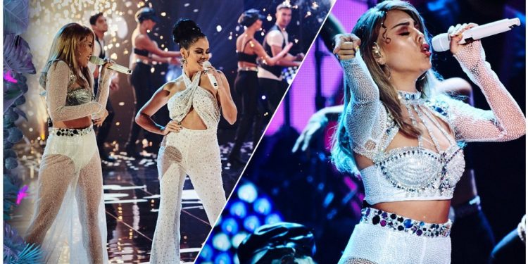 DANNA PAOLA RINDE HOMENAJE A SELENA QUINTANILLA DURANTE PREMIOS JUVENTUD 2020