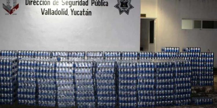 EMPLEADOS MUNICIPALES DE VALLADOLID ATRAPADOS CON ENORME CARGA DE CERVEZAS, VIOLANDO LEY SECA