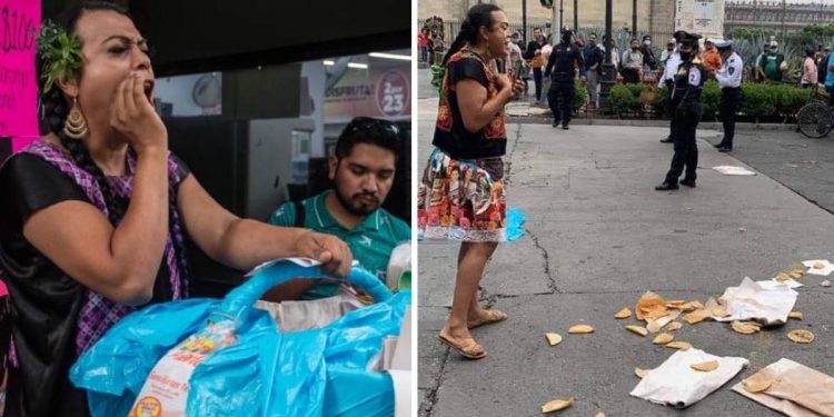 INVESTIGAN A SEIS POLICÍAS POR AGREDIR A «LADY TACOS DE CANASTA»