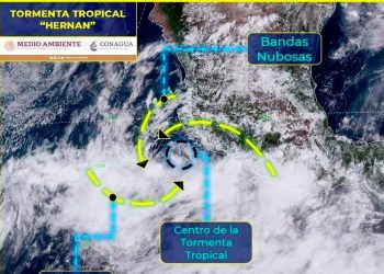 LAS TORMENTAS TROPICALES «HERNÁN» E «ISELLE» SE FORMAN EN EL PACÍFICO