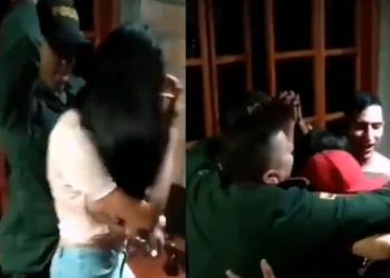 POLICIAS FUERON A SUSPENDER UNA FIESTA POR COVID-19 Y TERMINAN FESTEJANDO