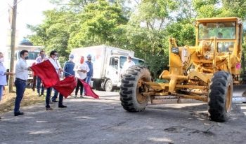 PONEN EN MARCHA REHABILITACIÓN DE LA CARRETERA SALOYA – EL GUÁCIMO