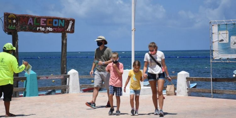 TURISMO INTERNACIONAL EN MÉXICO CAE 74.8% EN JUNIO