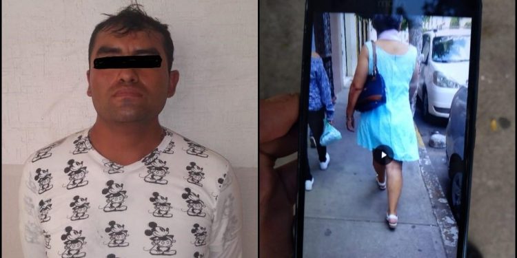 GOLPEAN Y DETIENEN A HOMBRE POR GRABAR DEBAJO DE VESTIDO DE UNA MUJER