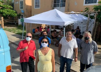 CONTINÚAN LAS JORNADAS DE SALUD DENOMINADAS (POR UNA MEJOR CALIDAD DE VIDA) EN VILLAS DEL SOL. LENIN AMARO