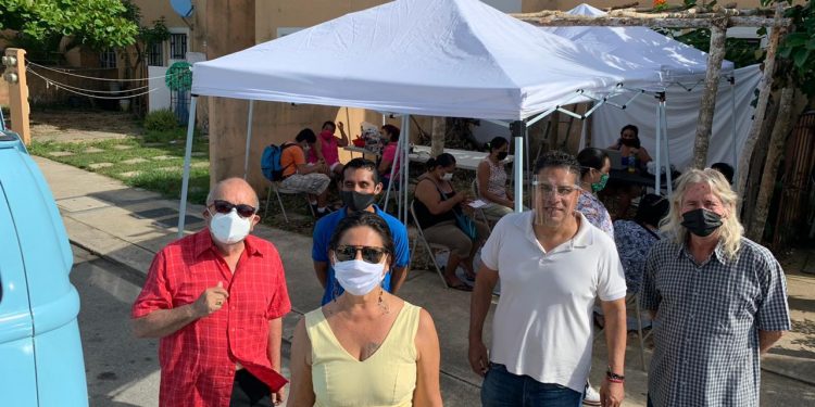 CONTINÚAN LAS JORNADAS DE SALUD DENOMINADAS (POR UNA MEJOR CALIDAD DE VIDA) EN VILLAS DEL SOL. LENIN AMARO