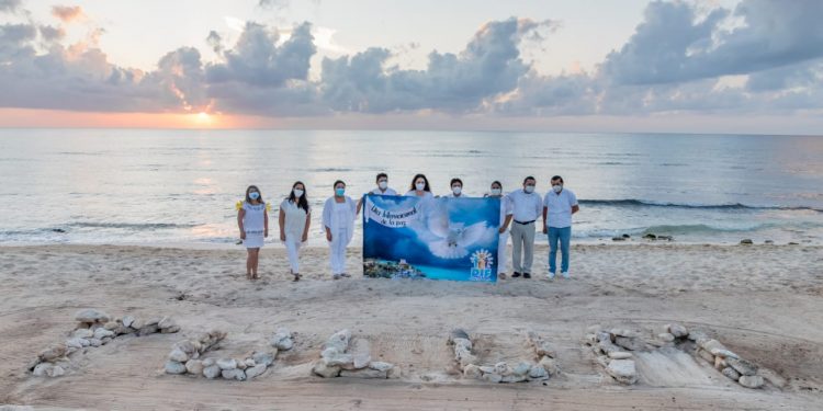 CELEBRAN EN TULUM DÍA INTERNACIONAL DE LA PAZ CON CEREMONIA MAYA