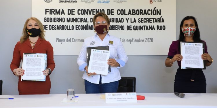 UNEN FUERZAS GOBIERNO DE SOLIDARIDAD Y LA SEDE PARA IMPULSAR LA REACTIVACIÓN ECONÓMICA